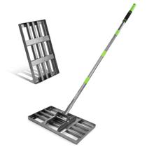 Nivelador de gramado Rake WORKPRO, placa de 43 x 25 cm, alça de 1,8 m