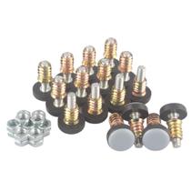 Nivelador de móveis CSFMC, base de 20 mm, fundo de PTFE, pacote com 16 unidades Nivelador de móveis CSFMC, base de 20 mm, fundo de PTFE, pacote com 16 unidades