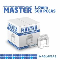 Nivelador Espaçador Para Porcelanato, Pisos e Revestimentos Linha MASTER 1,0mm AQUAPLAS - Pacote 500 Peças Nivelador Espaçador Para Porcelanato, Pisos e Revestimentos Linha MASTER 1,0mm AQUAPLAS - Pacote 500 Peças