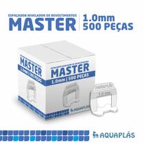 Nivelador Espaçador Para Porcelanato, Pisos e Revestimentos Linha MASTER 1,0mm AQUAPLAS - Pacote 500 Peças - Aquaplás