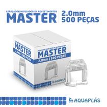 Nivelador Espaçador Para Porcelanato, Pisos e Revestimentos Linha MASTER 2,0mm AQUAPLAS - Pacote 500 Peças - Aquaplás