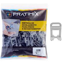 Nivelador Slim 2,0mm clip para Porcelanato Piso 100 Peças - pratimix Nivelador Slim 2,0mm clip para Porcelanato Piso 100 Peças - pratimix