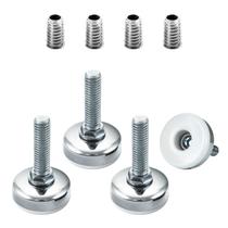 Niveladores de Móveis POWERTEC com Rosca 3/8"-16, kit com 4 unidades Niveladores de Móveis POWERTEC com Rosca 3/8"-16, kit com 4 unidades