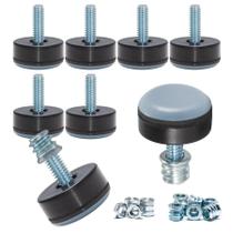 Niveladores para Móveis NEWBYTEK M6 em PTFE com Deslizamento Suave 2,5 cm Niveladores para Móveis NEWBYTEK M6 em PTFE com Deslizamento Suave 2,5 cm
