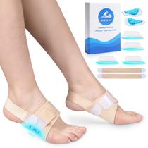 NIXWAV Suportes para o Arco do Pé 10 Peças com Almofadas de Gel Ajustáveis NIXWAV Suportes para o Arco do Pé 10 Peças com Almofadas de Gel Ajustáveis