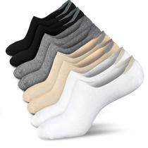 No Show Socks Wernies for Women Flats Non Slip Boat Line