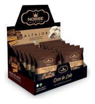 Nobre Alfajor Doce de Leite Cobertura Chocolate Amargo Caixa C/ 12un 50g Cada Cx 600g