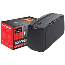 Nobreak 1260W 1800VA Senoidal 24V 8 Tomadas Entrada/Saída Bivolt USB Engate Externo de Bateria TS Shara UPS XPro 4539
