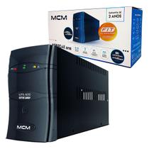 Nobreak MCM 600VA, UPS 600 ONE FIT, Entrada Bivolt, Saída 115V, 4 Tomadas, 1x Bat. 12V/5Ah - UPS0266