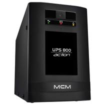 Nobreak MCM 800VA, UPS800 ACTION 3.1, 6 Tomadas, Trivolt Automático, Preto - UPS0256
