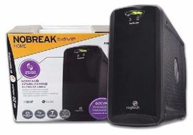 Nobreak Ragtech 600Va Save Home Std-Ti Black 60Hz Bat Selada