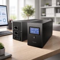 Nobreak UPS 650VA 360W Silencioso com LCD Proteção Contra Quedas de Energia MAX-0400