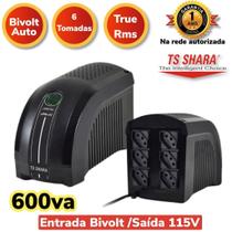 Nobreak Ups Mini 600va Bivolt/115v 4003 Ts Shara 6 Tomadas Nobreak Ups Mini 600va Bivolt/115v 4003 Ts Shara 6 Tomadas