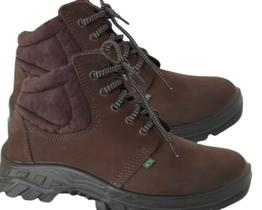 Nobuck Botina PS 139 Bico PVC- Ecosafety