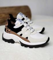 Compre Via Marte Tênis Casual Chunky Via Marte Onça Onça Online