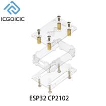 Nodemcu lua 2102 340g ESP-32 placa de desenvolvimento iot escudo protetor acrílico transparente Nodemcu lua 2102 340g ESP-32 placa de desenvolvimento iot escudo protetor acrílico transparente