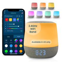 Noise Machine Babysense Dreamer 2.0 com aplicativo e luz noturna Noise Machine Babysense Dreamer 2.0 com aplicativo e luz noturna