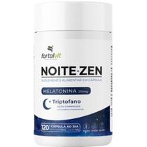 NOITE.ZEN - Melatonina 0,21 mg, L-Triptofano, Magnésio, Vitaminas B3 e B9, 120 cápsulas, 4 meses, Fortalvit NOITE.ZEN - Melatonina 0,21 mg, L-Triptofano, Magnésio, Vitaminas B3 e B9, 120 cápsulas, 4 meses, Fortalvit