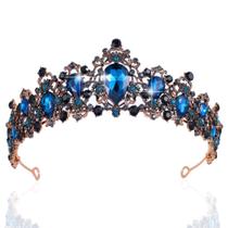 Noiva de casamento Crown Kamirola Baroque Queen Rhinestone TR05