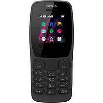 Nokia 110 (2019) Dual Sim 32 Mb Preto 32 Mb Ram Rádio Fm Camera Preto idoso acessibilidade