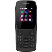 Nokia 110 2G Dual Chip 324 Mb Preto 32 Mb Ram Rádio Fm Camera Preto idoso acessibilidade