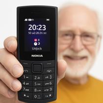 Nokia 110 4G Dual Chip Com Teclas Grandes Fácil de Usar Ideal para Idosos