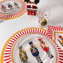 Nome do Produto Jogo Americano Coleção Natal A Batalha Mais Doce do Natal Com os Soldados QuebraNozes