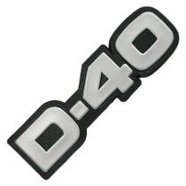 Nome Emblema Letreiro D-40 Cinza Pick-up