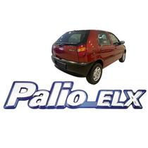 Nome Emblema Letreiro Palio Elx Cromado Fundo Azul Nome Emblema Letreiro Palio Elx Cromado Fundo Azul