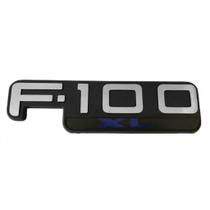 Nome Emblema Plaqueta F-100 XL Cromado Azul Pick-up 1999 / 2000 Nome Emblema Plaqueta F-100 XL Cromado Azul Pick-up 1999 / 2000