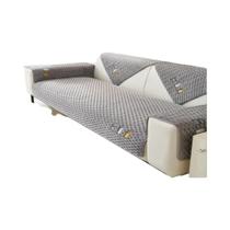 Non-Slip engrossado Plush Sofá Almofada Capa, Toalha Moderna Simples