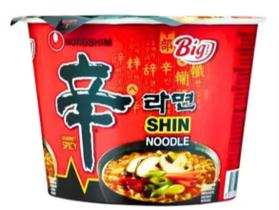 Nongshim Big Bowl Shin Ramyun Picante 114g Lámen Coreano Importado Nongshim Big Bowl Shin Ramyun Picante 114g Lámen Coreano Importado