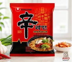 Nongshim Shin Ramyun 120g Lámen Coreano Picante Importado Nongshim Shin Ramyun 120g Lámen Coreano Picante Importado
