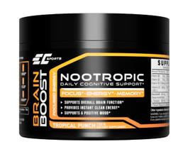 Nootrópico EC Sports Brain Boost Sabor Tropical Punch 133g Nootrópico EC Sports Brain Boost Sabor Tropical Punch 133g