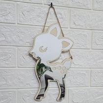Nordic Wood Acrilic Mirror Cartoon Wall Camera Props Kids R