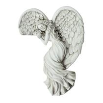 Nórdico Criativo Direito/Canto Esquerdo Estátua anjo Escultura Casa Parede Ornamentos Resin Arte Artesanato Decoração - Anjo direito