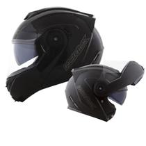 Norisk capacete route ff345 monocolor matte black 56/s