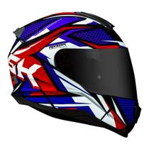 Norisk fab capacete razor sharp blue/red 60/l