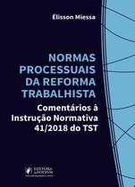 Normas Processuais da Reforma Trabalhista: Comentários À Instrução Normativa 41/2018 do Tst