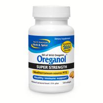 NORTH AMERICAN HERB & SPICE Super Strength Oreganol P73, 120 cápsulas gelatinosas Suporte ao sistema imunológico Orégano selvagem adequado para veganos Não transgênico 120 porções