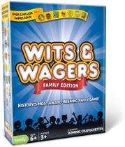 North Star Games Wits & Wagers Board Game Edição familiar, jogo de festa infantil e curiosidades