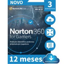 Norton 360 Gamers 3 Device 12 Meses - ESD 21415189 - Symantec