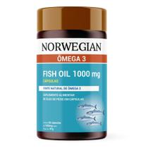 Norwegian Ômega 3 Fish Oil - 60 cápsulas - Não contém glúten