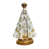 Nossa Senhora Aparecida 24cm Decoupage Delicada / Lembrança Batizado