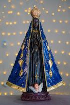 Nossa Senhora Aparecida 45cm Imagem Estatueta Em Resina Nossa Senhora Aparecida 45cm Imagem Estatueta Em Resina