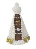Nossa Senhora Aparecida Baby 15cm com Pérolas