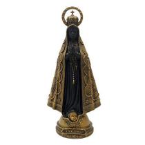 Nossa Senhora Aparecida Cor Bronze Mármore - 43 cm