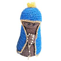 Nossa Senhora Aparecida Crochê 17x8,5cm