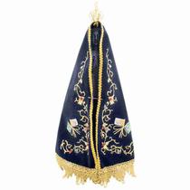 Nossa Senhora Aparecida Manta Tecido 35.5cm - Enfeite Resina