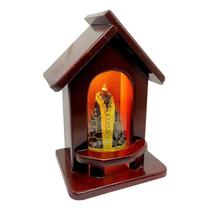 Nossa Senhora Aparecida na Capela Oratório Completa Luz 26cm - Divinário